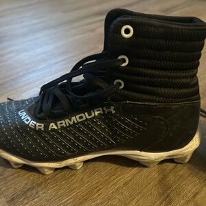 Under Armour Kids Black and White Sneakers